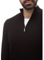 Men's sweater knitted black