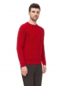 Sweater men's knitted red