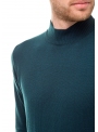 Men's sweater knitted blue