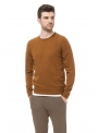 Sweater men's knitted brown