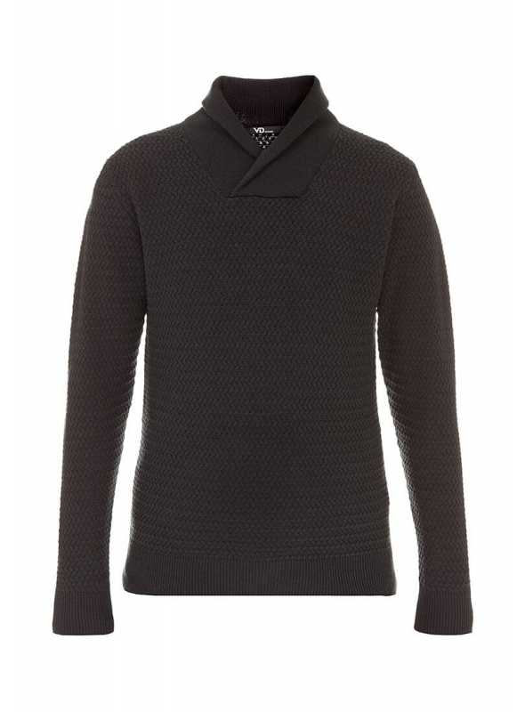 Men's Knitted Graphite Sweater