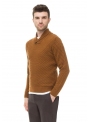 Sweater male knit brown