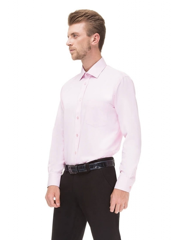 Classical cotton pink shirt