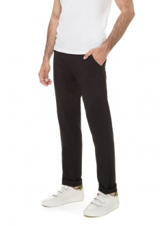 Men&#039;s black trousers are monochrome