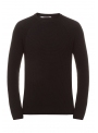 Sweater men's knitted black