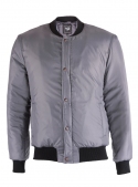 Men's jacket with a zipper gray