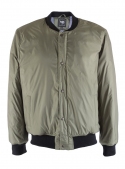 Men's jacket with a zipper green