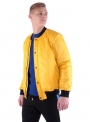 Куртка мужская на молнии желтая