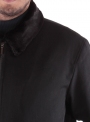 Куртка чоловіча на блискавці чорна