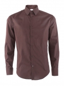 Casual brown cotton shirt