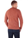 Man's jumper knitted orange