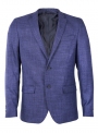 Пиджак шерстяной трикотажный синий