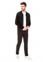 Cardigan male knitted black
