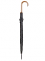 Парасолька KRAGO чорна з дерев'яною ручкою