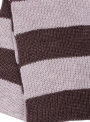 Scarf male gray-brown in stripes