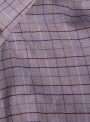 Рубашка мужская повседневная бежевая с цветными полосками