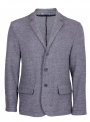 The suit is man's gray knitted