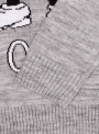 Гольф чоловічий в'язаний сірий з вив'язаним Міккі
