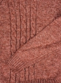 Гольф чоловічий в'язаний коричневий з вив'язаним оленем