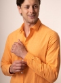 Мужская оранжевая рубашка