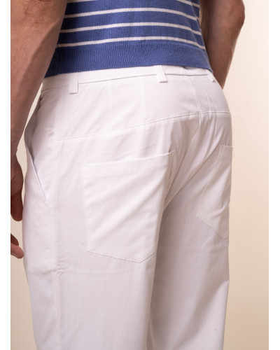White cotton trousers