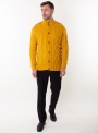 Sweater button in yellow with lining on shoulders