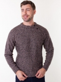 Men's brown woolen sweater