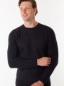 Men's grey wool sweater