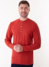 Men's rusty jumper in a fine knit