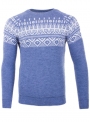 Men's jeans sweater in volumous knit