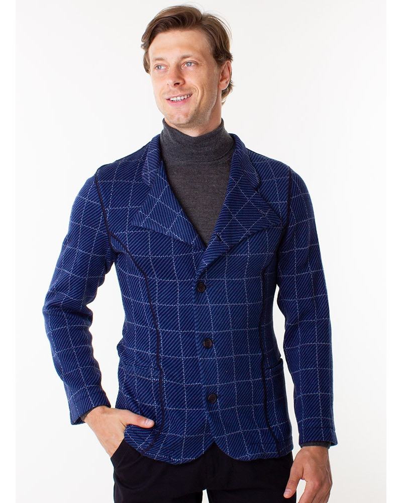 Jacket cotton knitted