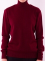 Women's rollneck sweater of dense knit