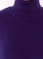 Женский свитер гольф Милано темно-синего цвета тонкой вязки