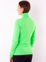 Женский свитер гольф Милано салатового цвета тонкой вязки