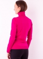 Женский свитер гольф Милано цвета фуксии тонкой вязки