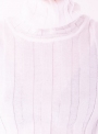 Женский свитер гольф белого цвета тонкой вязки