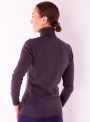 Женский свитер гольф Милано серого цвета тонкой вязки