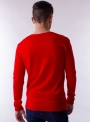 Чоловічий вовняний джемпер червоного кольору