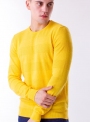 Чоловічий бавовняний джемпер жовтого кольору