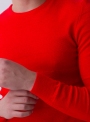 Чоловічий бавовняний джемпер червоного кольору