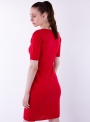 В`язана літня сукня червоного кольору