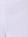 Вязані брюки-кюлоти білого кольору