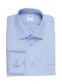 Shirt is blue classical