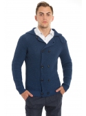 Cardigan double-breasted cotton