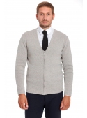 Cardigan with a zipper woolen