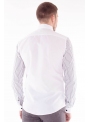 Shirt with accented sleeves
