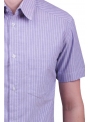 Мужская повседневная рубашка VDone в синюю полоску