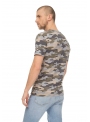 T-shirt of cotton green military