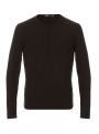 Sweater Knitted Black Cotton