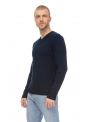 Sweater knitted blue